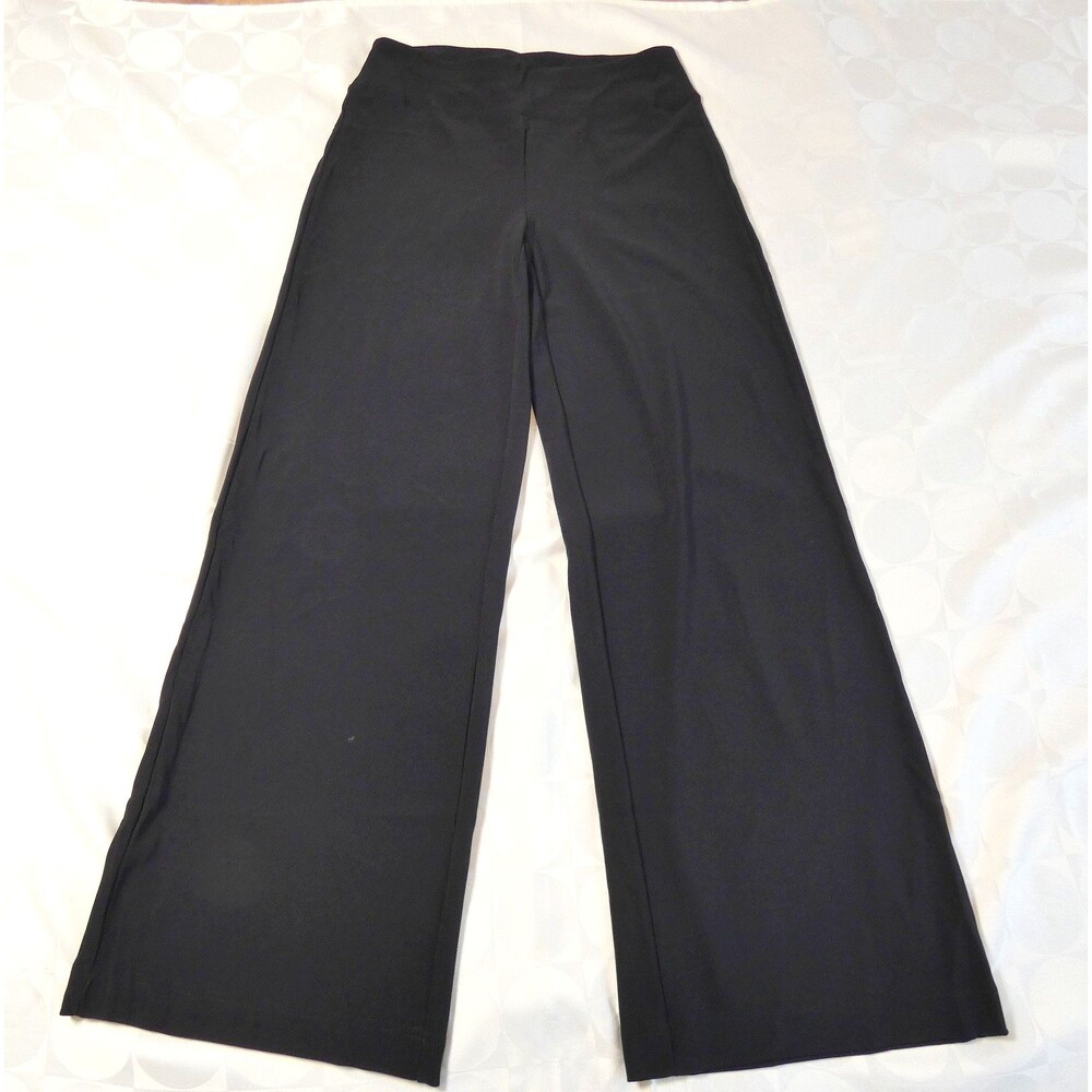 Boston Proper Beyond Travel Black Straight Leg Pull On Pants Womens XS